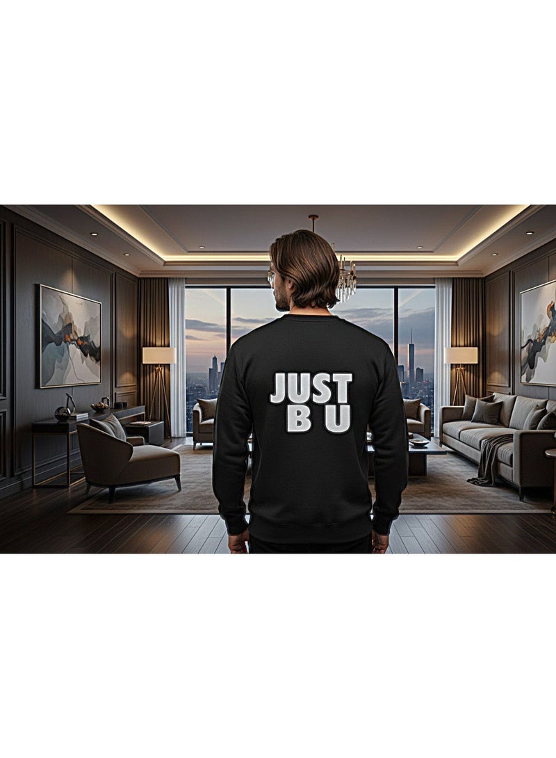 Men's Crew Neck Oversized Sweatshirt - Milton Print - Image 2